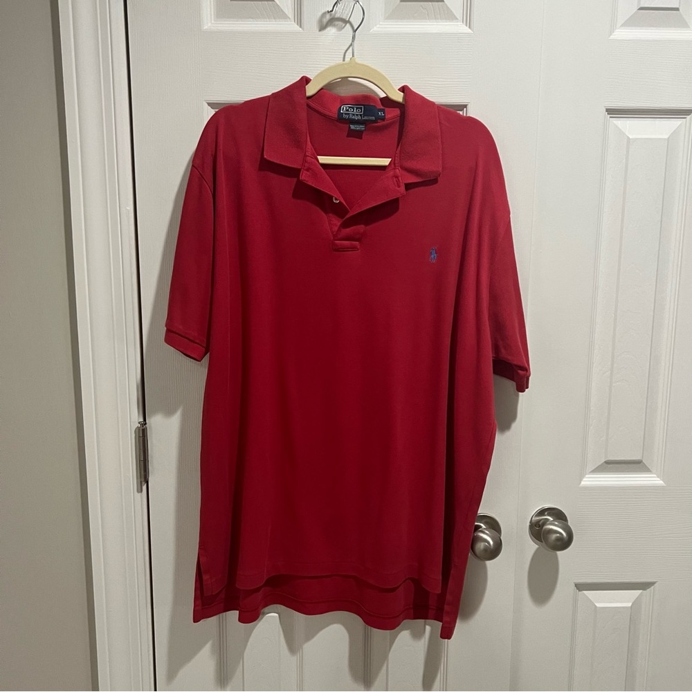 Ralph Lauren Men's Classic Red Polo Shirt